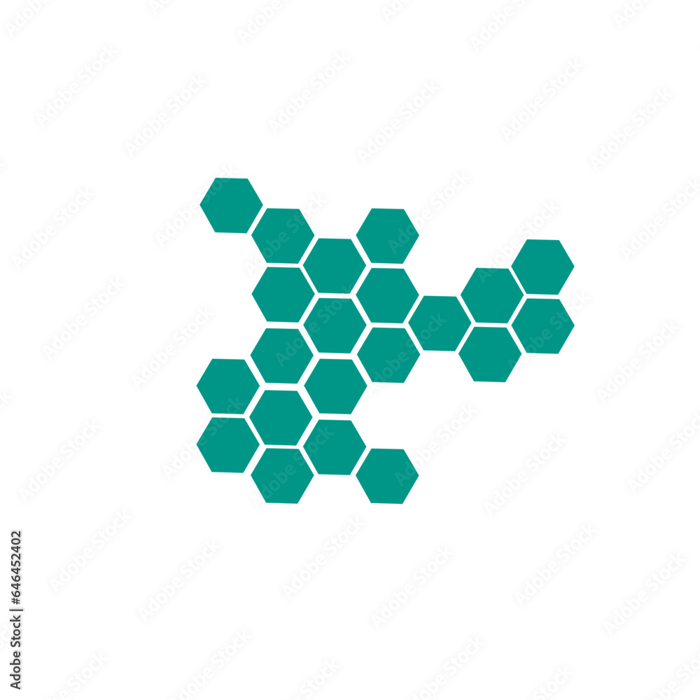 Abstract Green Hexagonal Pattern Abstract Green Hexagonal Pattern