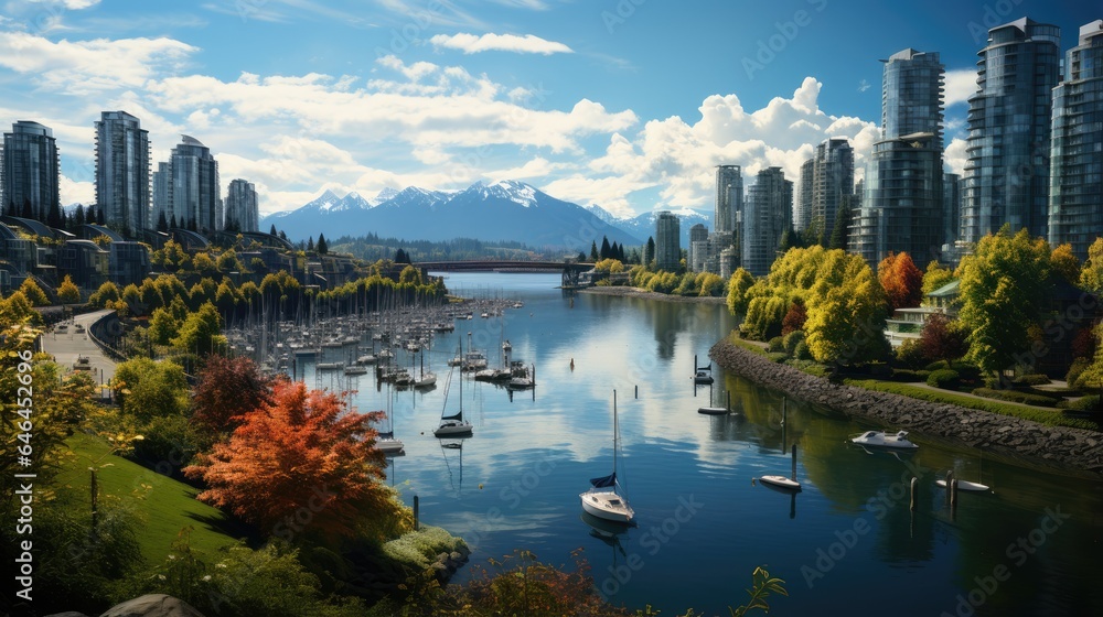 Fototapeta premium environmentally friendly modern city