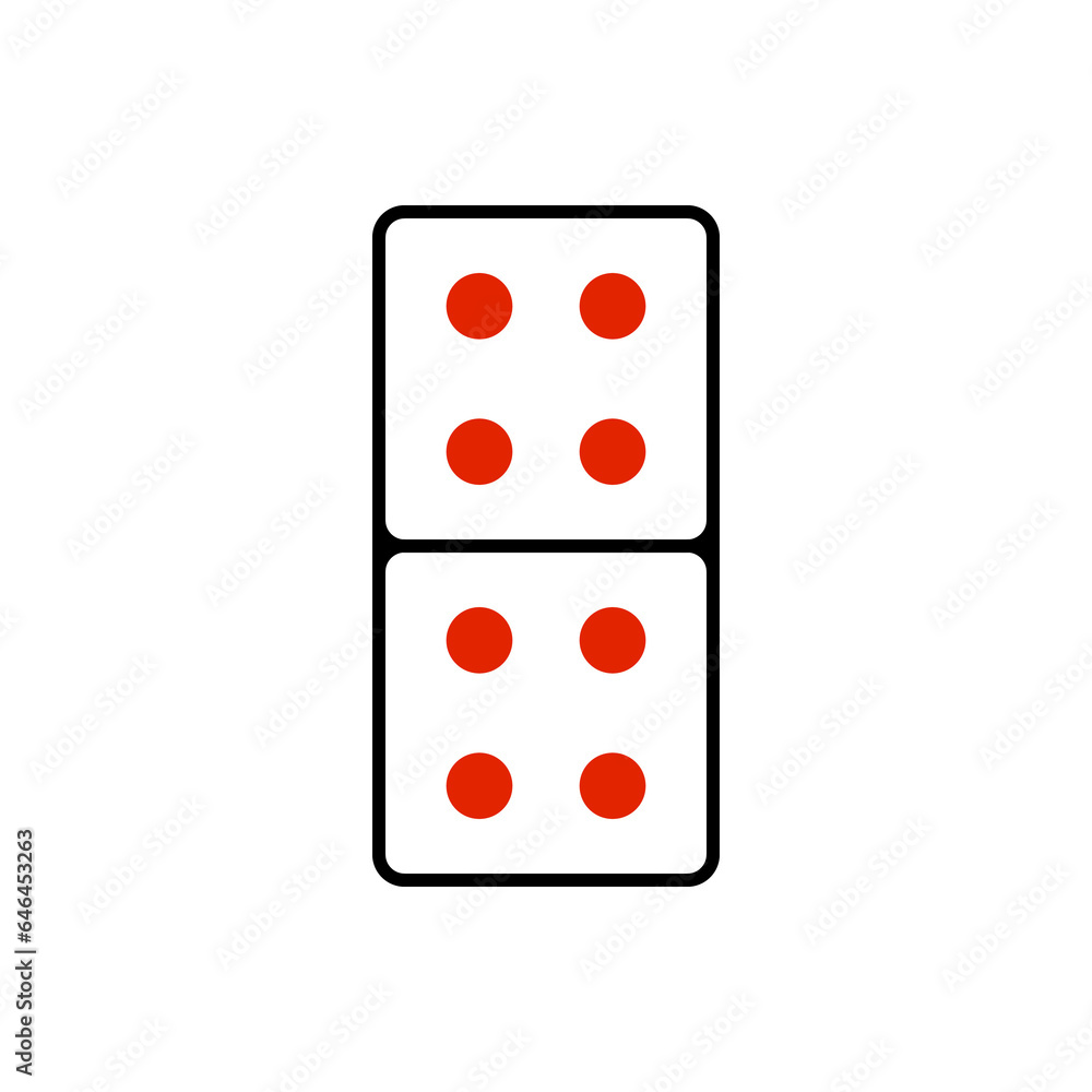 domino logo icon design vector domino logo icon design vector