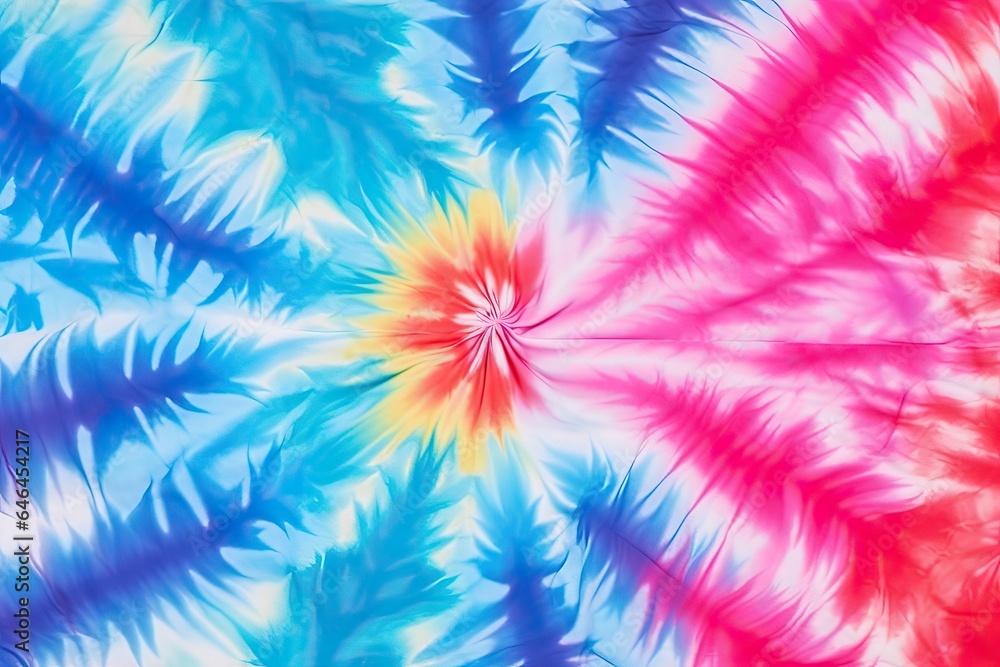 Tie dye pattern colorful abstract background