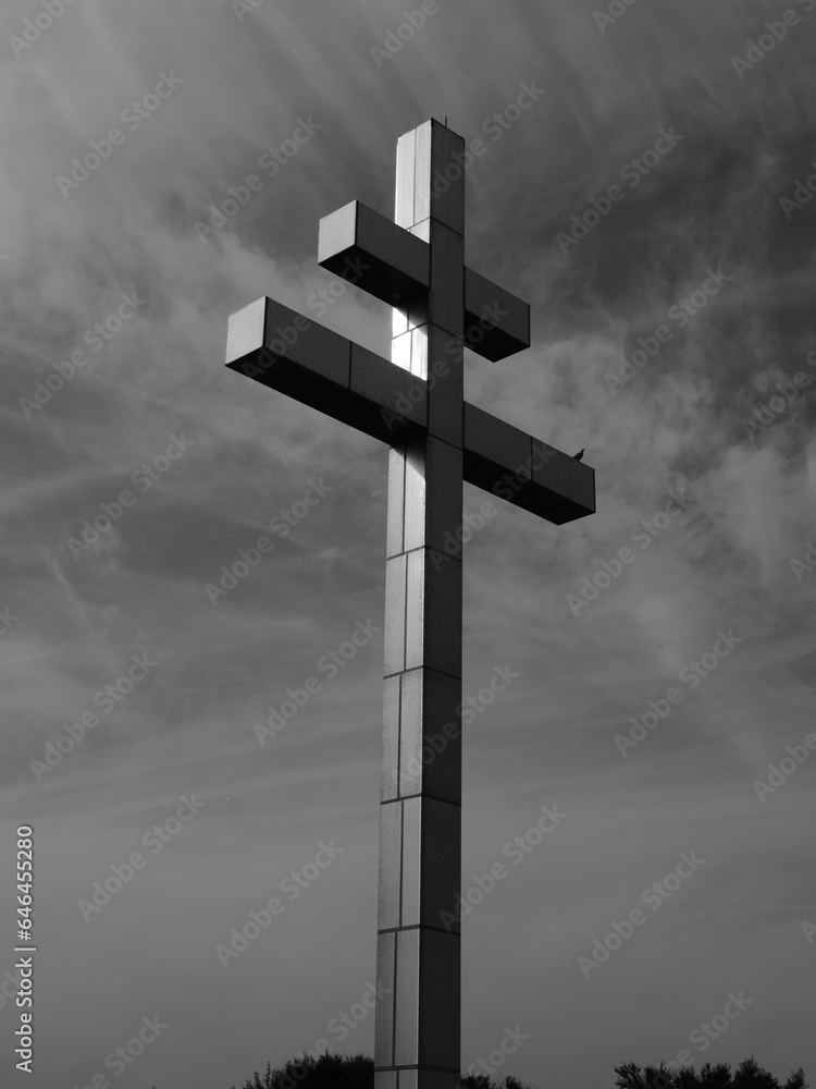 Fototapeta premium Croix de Lorraine - Ouistreham