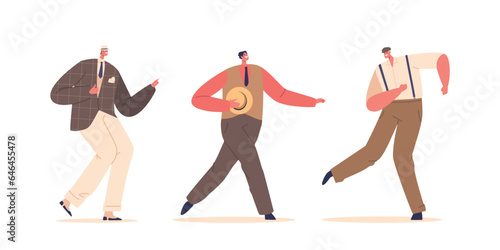 Retro Men Dance Embodies The Charm Of Bygone Eras, With Suave Moves, Vintage Attire, And A Touch Of Nostalgia