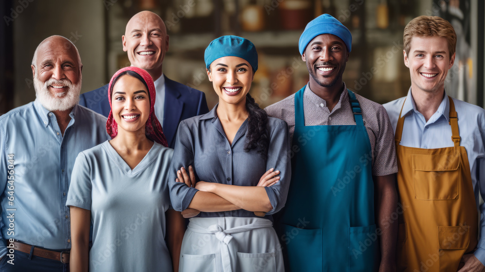 photo of Diverse Multiethnic People with Different Jobs generative ai photo of Diverse Multiethnic People with Different Jobs generative ai