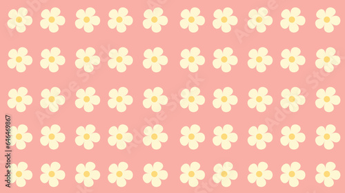 Wallpaper Mural  pattern with flowers Torontodigital.ca
