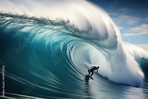 Surfer on a wave in the ocean © BetterPhoto