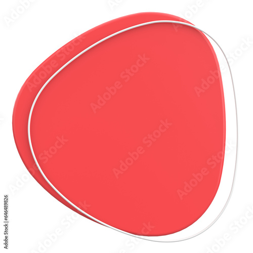 Free Download 3D Blob. Abstract Text Box. 3D illustration. - GFXLoad