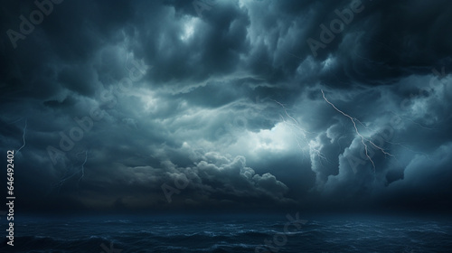 Dramatic Stormy Sky Texture Background, Texture, Background, © Yaroslav Stepannikov