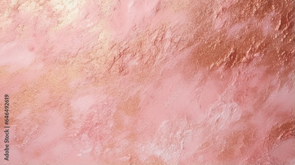 Fototapeta premium Background with abstract texture of rose gold pink dust Elegant and opulent with space for copy
