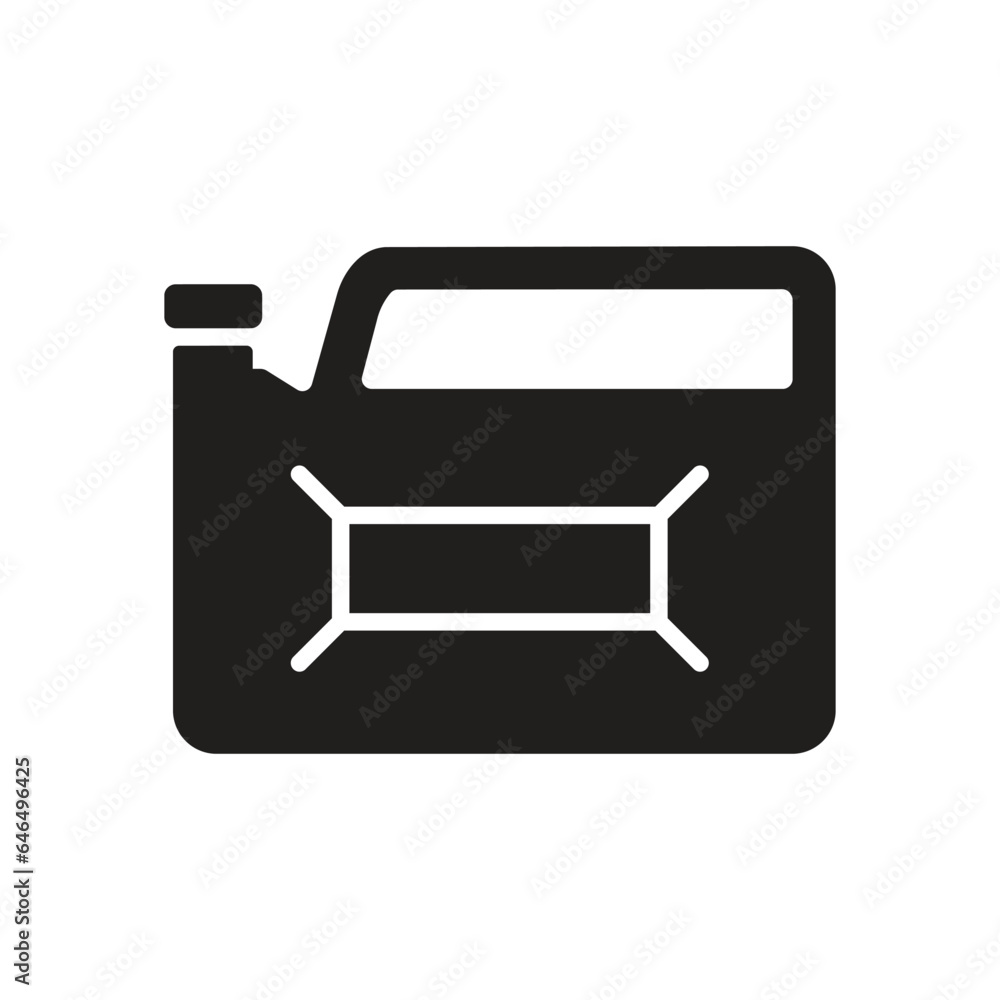 Jerry can icon vector on trendy design Jerry can icon vector on trendy design