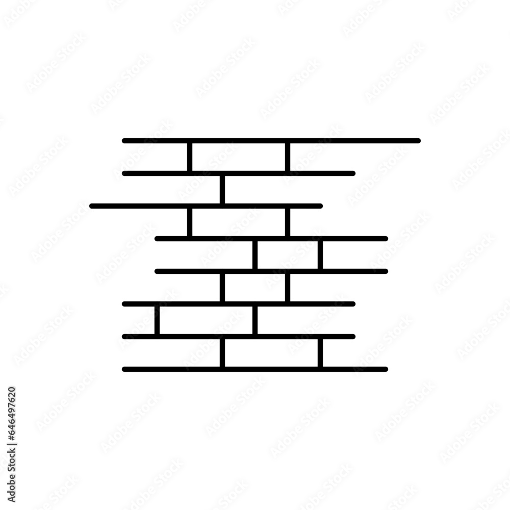 Brick Line Vector Brick Line Vector