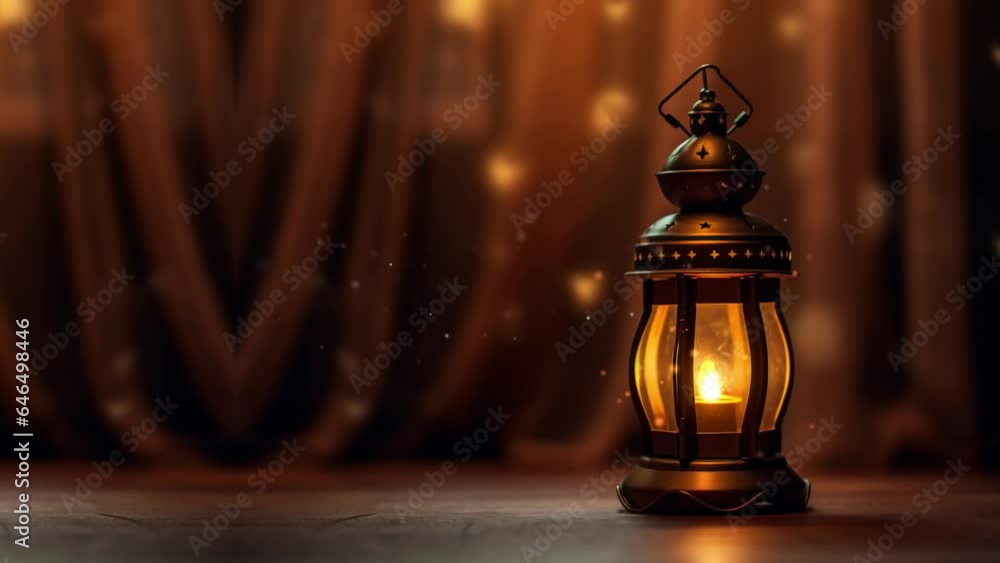 Ramadan Lantern Background Loop 4k Ramadan Lantern Background Loop 4k