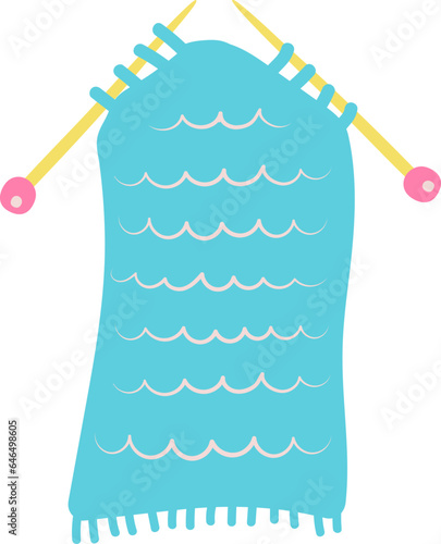 knitting hand draw icon