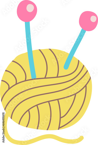 knitting hand draw icon