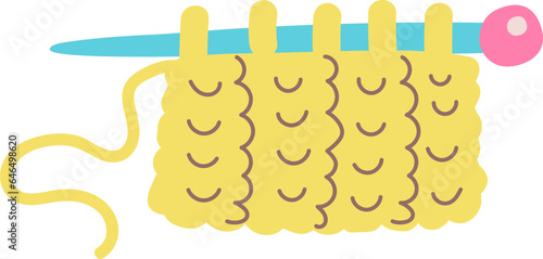 knitting hand draw icon