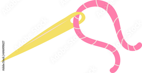 needle hand draw icon