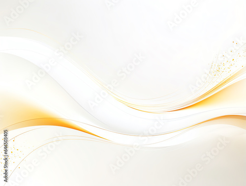 Abstract luxury invitation card background white and gold color for design and template © Pemika