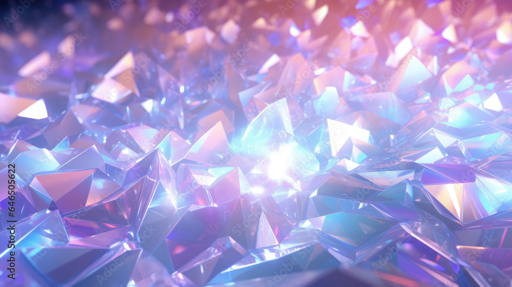 Abstract background with waves holo design