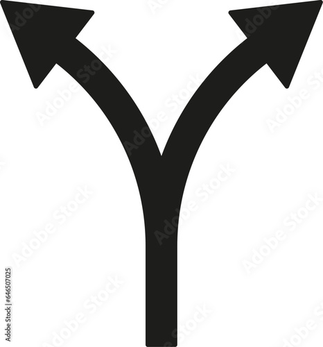 Double arrow sign icon. Two way arrow. Vector. Flat design.