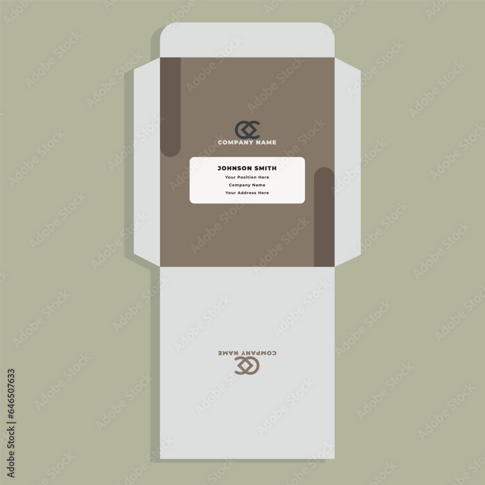 A4 size envelope design template Stock Vector | Adobe Stock