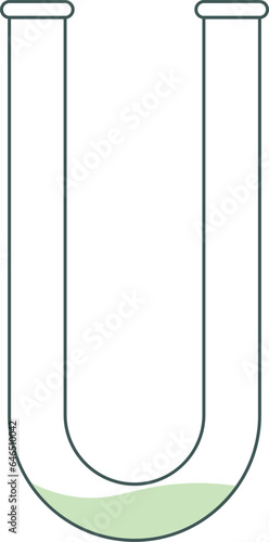 
Flask for chemical preparations for decoration and design.
