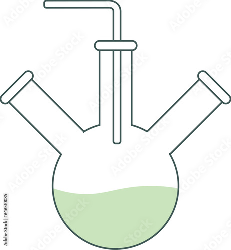 
Flask for chemical preparations for decoration and design.
