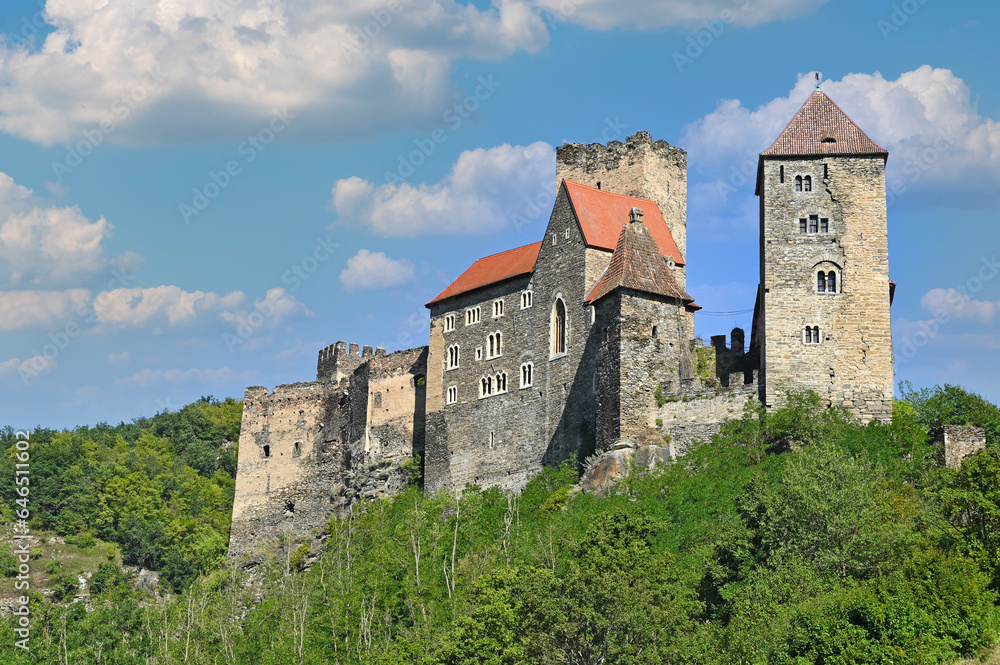 Hardegg Castle in the Thayatal Valley Lower Austria