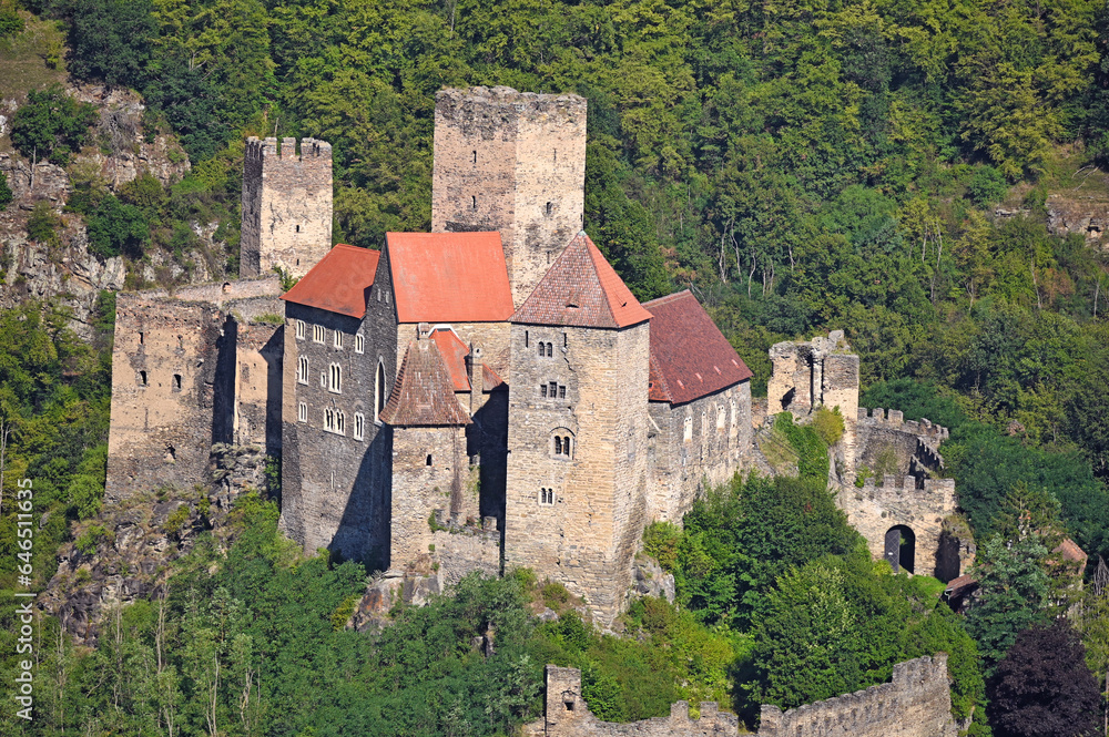 Medieval castle Hardegg in Austria