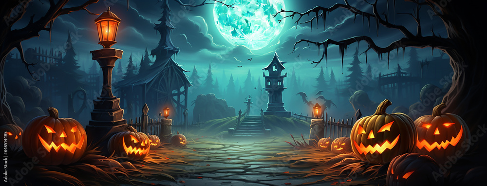 Fototapeta premium Halloween background wallpaper