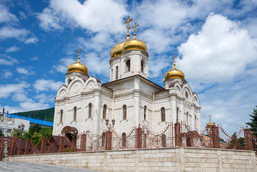 Spassky Cathedral on a summer day. Pyatigorsk, Russia