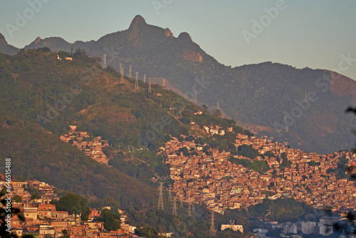 Favela Morro dos Prazeres in Rio de Janeiro, Brazil
