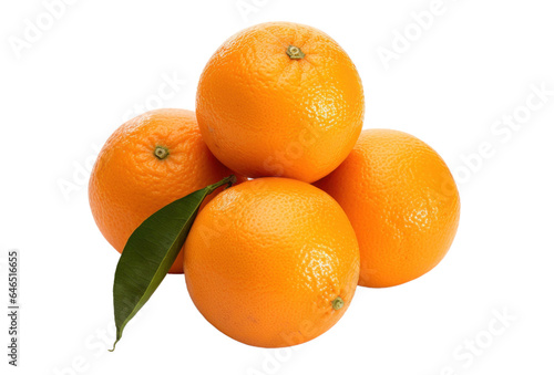 a bunch of oranges, isolated object on transparent background. png file