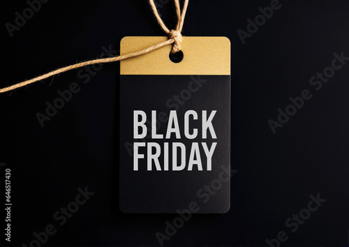 Black Friday offer sale price tag