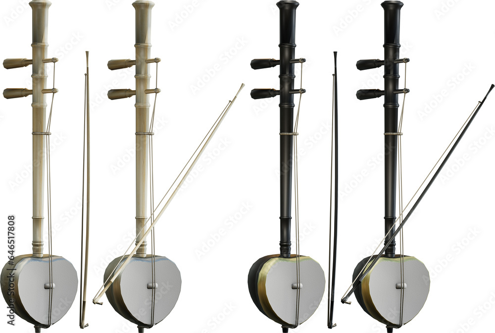 Naklejka premium Thai musical instruments - Soo Woo