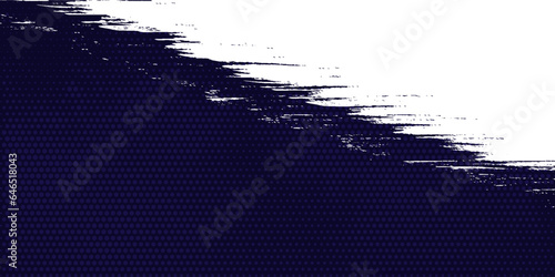 Abstract Bright Blue Scratch Grunge Texture In Black Background