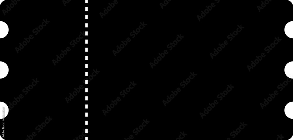 Ticket template. Concert ticket, lottery coupons, coupon vector Ticket template. Concert ticket, lottery coupons, coupon vector