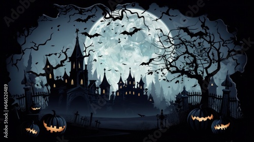 Spooky Halloween background