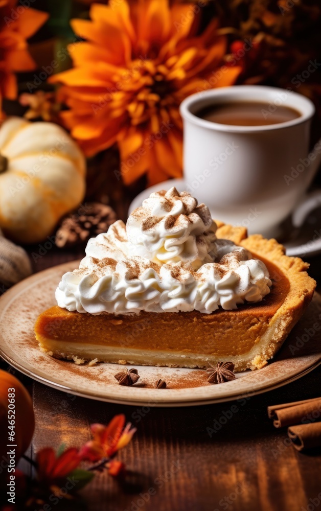 Autumn pumpkin pie Autumn pumpkin pie