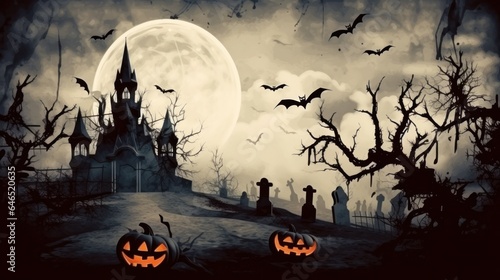 Spooky Halloween background