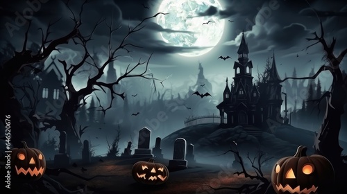 Spooky Halloween background