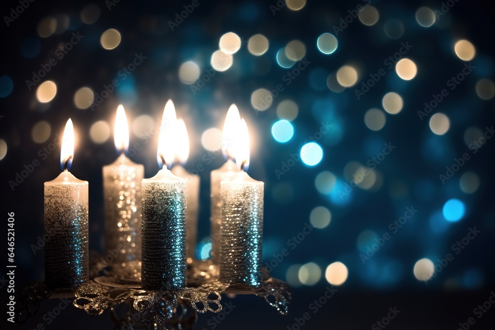 Happy Hanukkah Concept. Hanukkah Background. Hanukkah Theme. Generative Ai. Happy Hanukkah Concept. Hanukkah Background. Hanukkah Theme. Generative Ai.