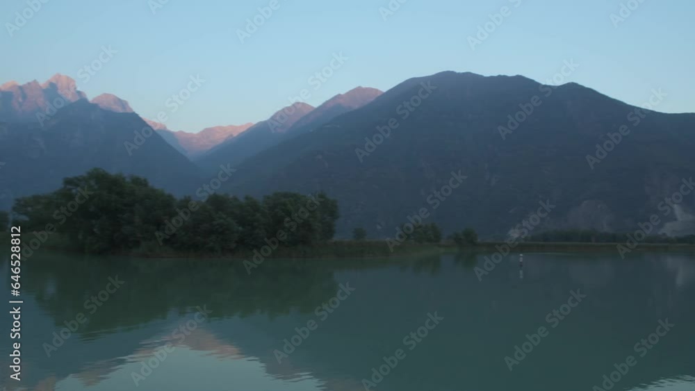 Peaceful evening on Lake Como Peaceful evening on Lake Como