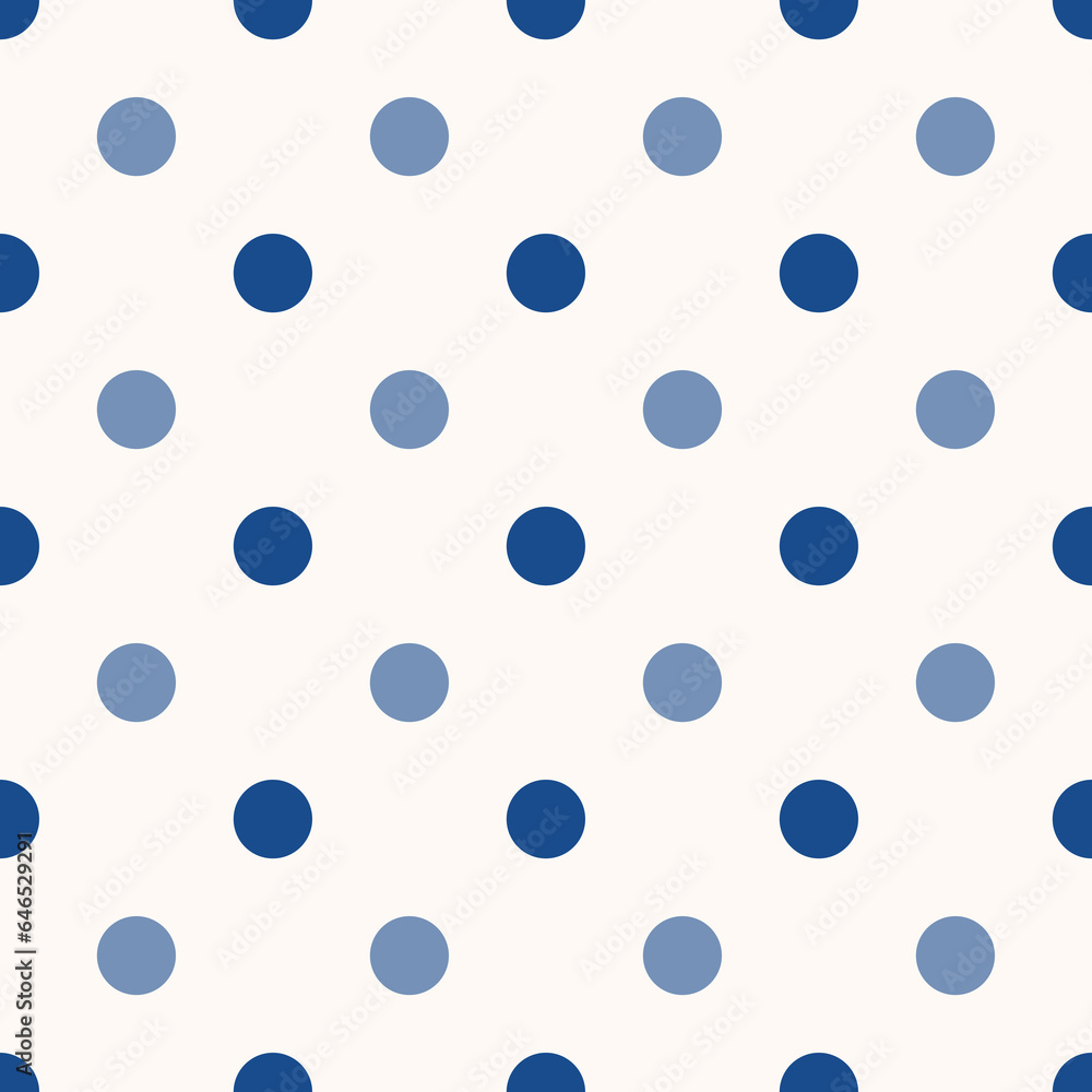 blue Polka Dots Pattern Repeat on white Background blue Polka Dots Pattern Repeat on white Background