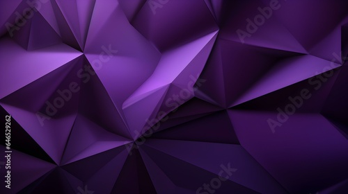 Abstract 3D Background of triangular Shapes in purple Colors. Modern Wallpaper of geometric Patterns 