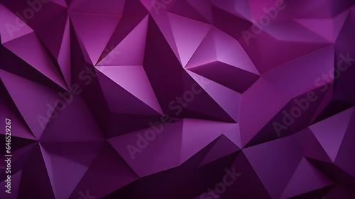 Abstract 3D Background of triangular Shapes in purple Colors. Modern Wallpaper of geometric Patterns 