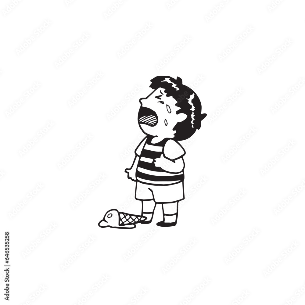 Handdrawn kid illustration, child drawing, cute kid Handdrawn kid illustration, child drawing, cute kid