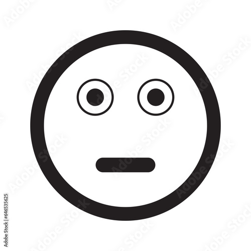 Emoji face reaction icon design