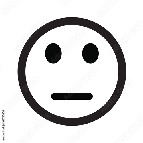 Emoji face reaction icon design