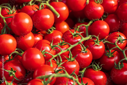 Red Cherry tomatoes in box for sale