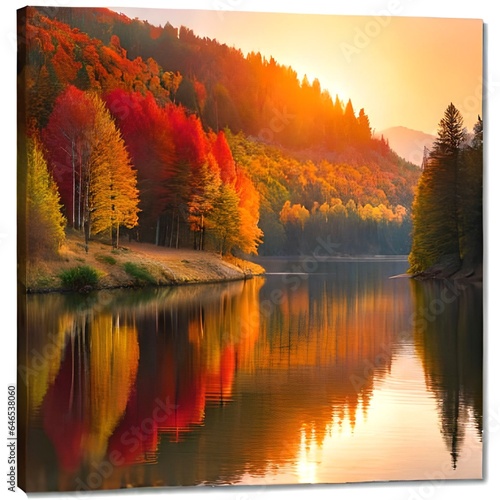  Hyper-Realism  Autumn s Enchanting Sunset 