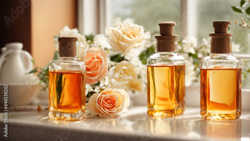 Cosmetic oil, rose flower